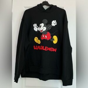 NWOT Disney x Lululemon Black Mickey Mouse Hoodie